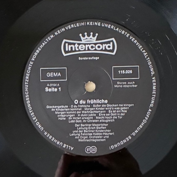 1976 Germany Christmas LP:  O Du Fröhliche - Picture 7 of 10